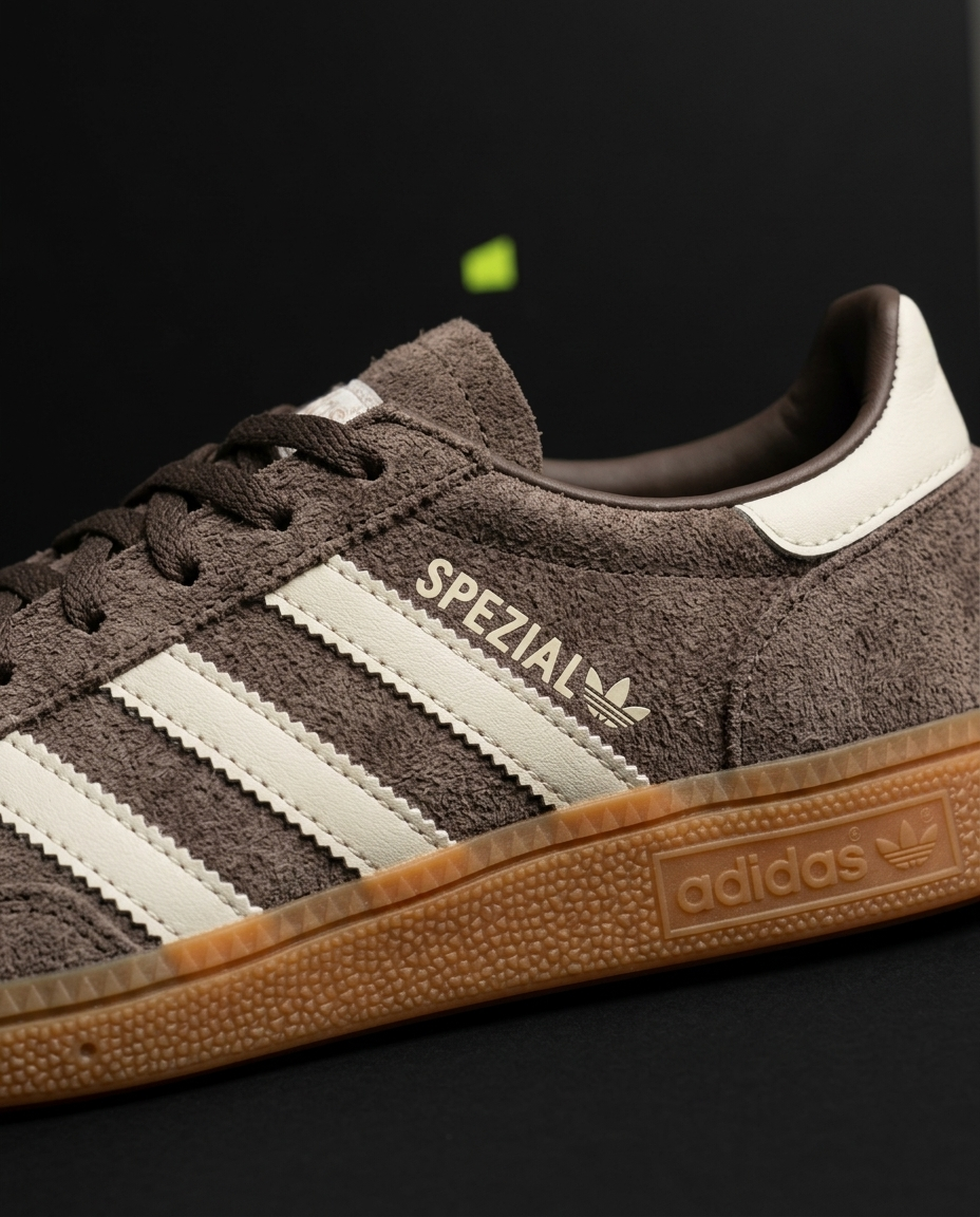 AD Suede Gum-Sole Terrace Trainer Brown