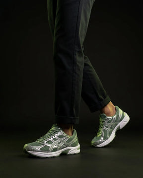 ASC 1130 Mesh Layered Retro Runner Green Silver