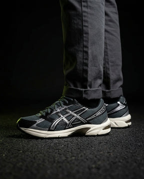 ASC 1130 Mesh Layered Retro Runner Grey Black White