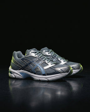 ASC 1130 Mesh Layered Retro Runner Grey Navy Blue