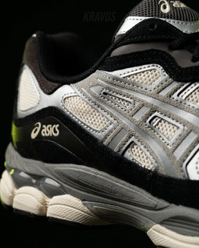 ASC Mesh Gel-Cushioned Retro Runner Cream Black Grey