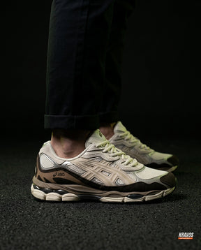 ASC Mesh Gel-Cushioned Retro Runner Cream Brown Taupe