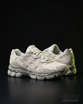 ASC Mesh Gel-Cushioned Retro Runner Cream Grey