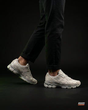 ASC Mesh Gel-Cushioned Retro Runner Cream Grey