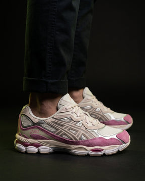 ASC Mesh Gel-Cushioned Retro Runner Cream Pink Grey