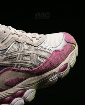 ASC Mesh Gel-Cushioned Retro Runner Cream Pink Grey