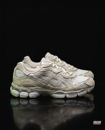 ASC Mesh Gel-Cushioned Retro Runner Cream White Grey