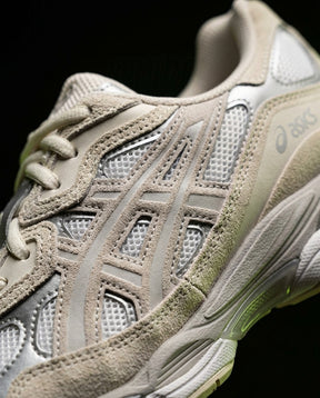 ASC Mesh Gel-Cushioned Retro Runner Cream White Grey