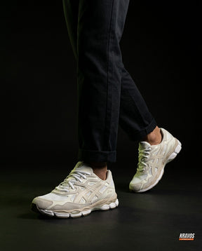 ASC Mesh Gel-Cushioned Retro Runner Cream White Tan