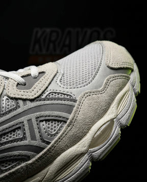 ASC Mesh Gel-Cushioned Retro Runner Grey Cream