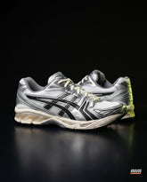 ASC Mesh Layered Retro Runner White Silver Black
