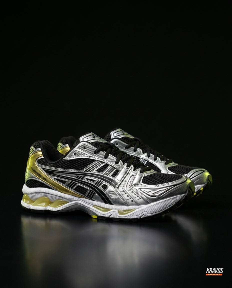 ASC Mesh Layered Runner Trainer Black Silver Gold