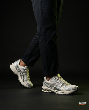 ASC Mesh Layered Runner Trainer Cream Silver Black
