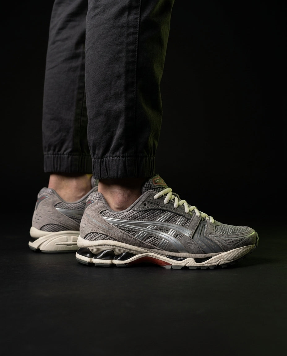 ASC Mesh Layered Runner Trainer Grey Cream