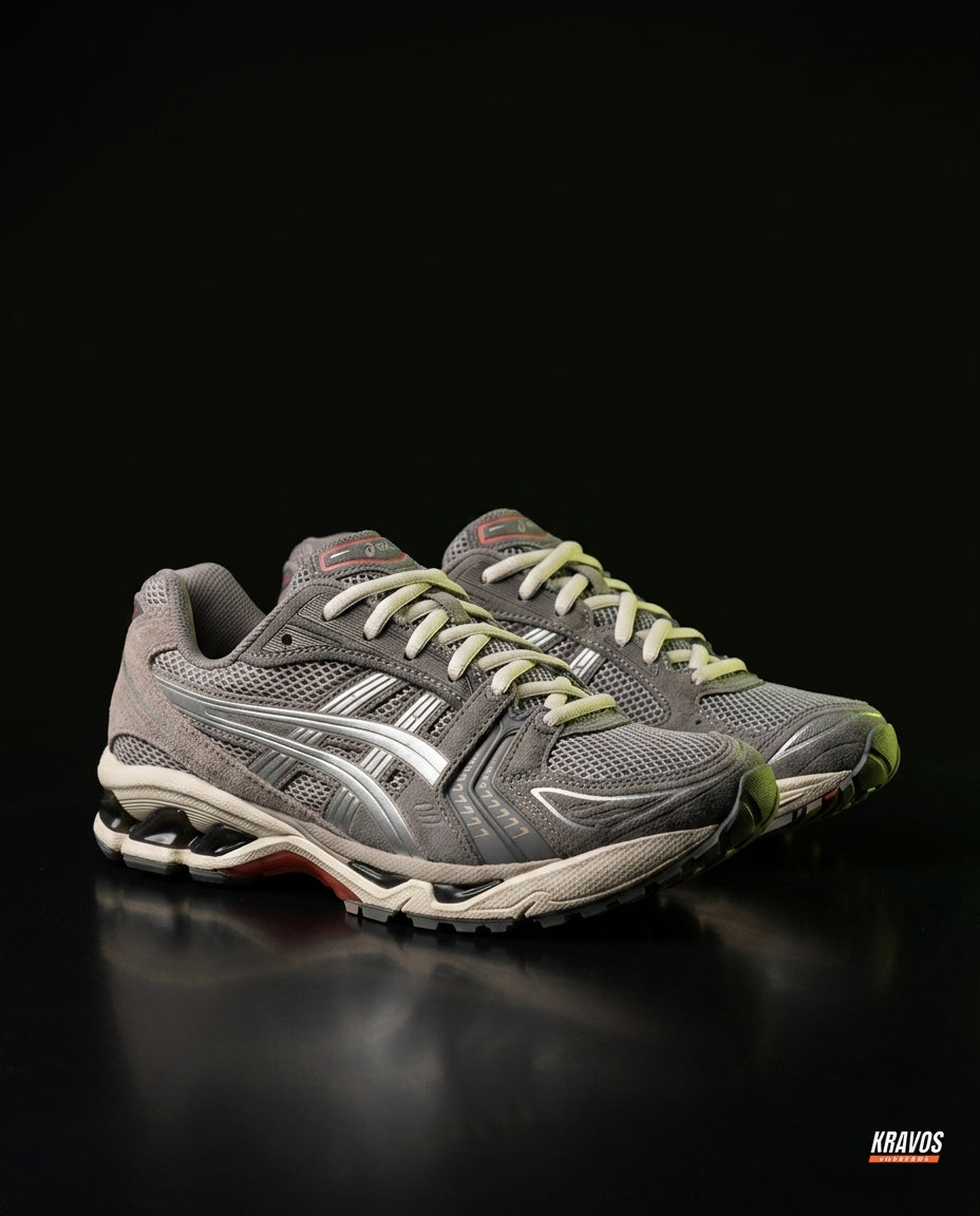 ASC Mesh Layered Runner Trainer Grey Cream