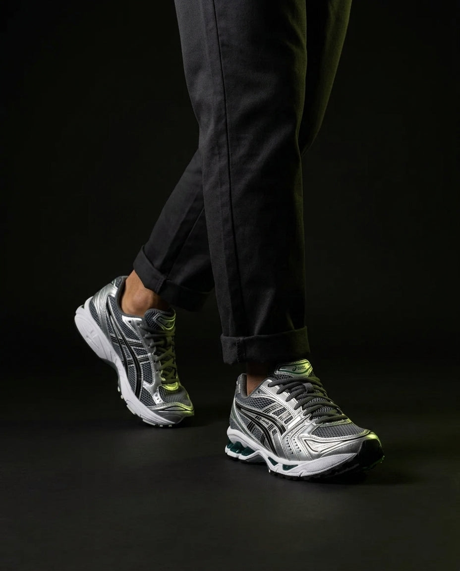 ASC Mesh Layered Runner Trainer Grey Silver Black