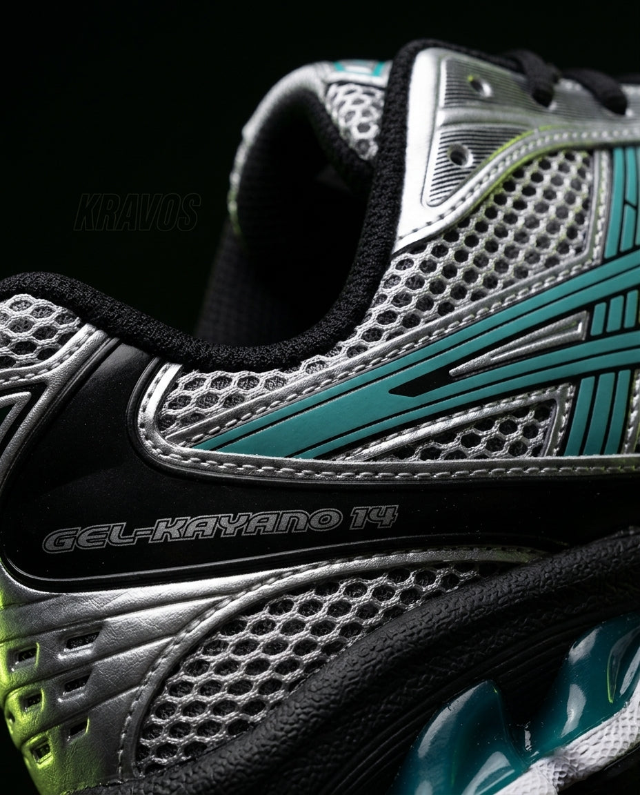 ASC Mesh Layered Runner Trainer Silver Black Teal
