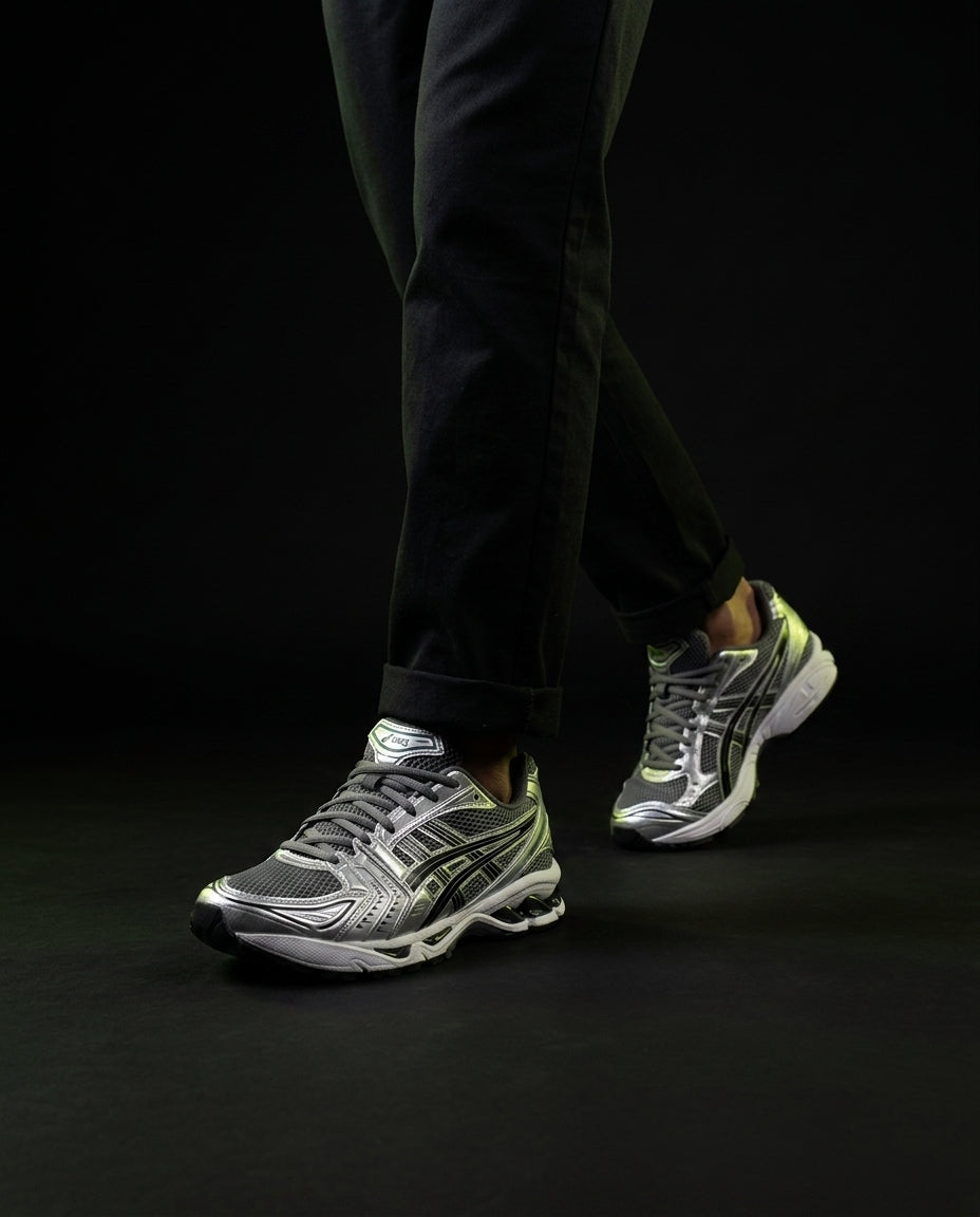 ASC Mesh Layered Runner Trainer Silver Black White