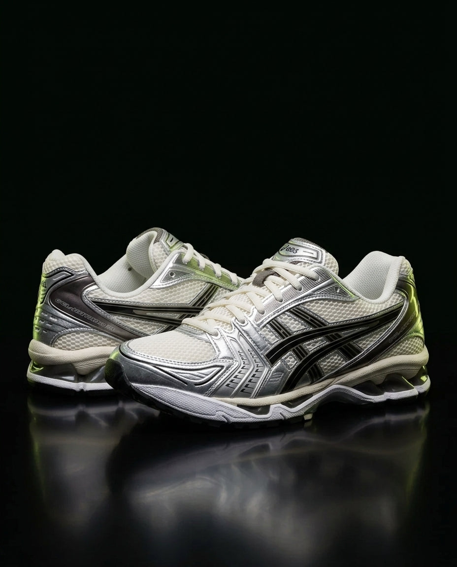 ASC Mesh Layered Runner Trainer White Silver Black