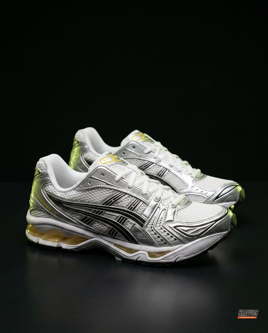 ASC Mesh Layered Runner Trainer White Silver Black Gold
