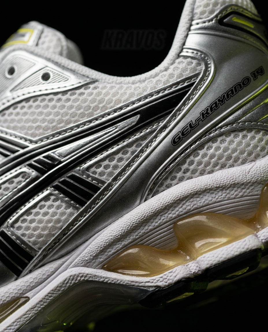 ASC Mesh Layered Runner Trainer White Silver Black Gold