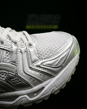 ASC Mesh Layered Runner Trainer White Silver Grey