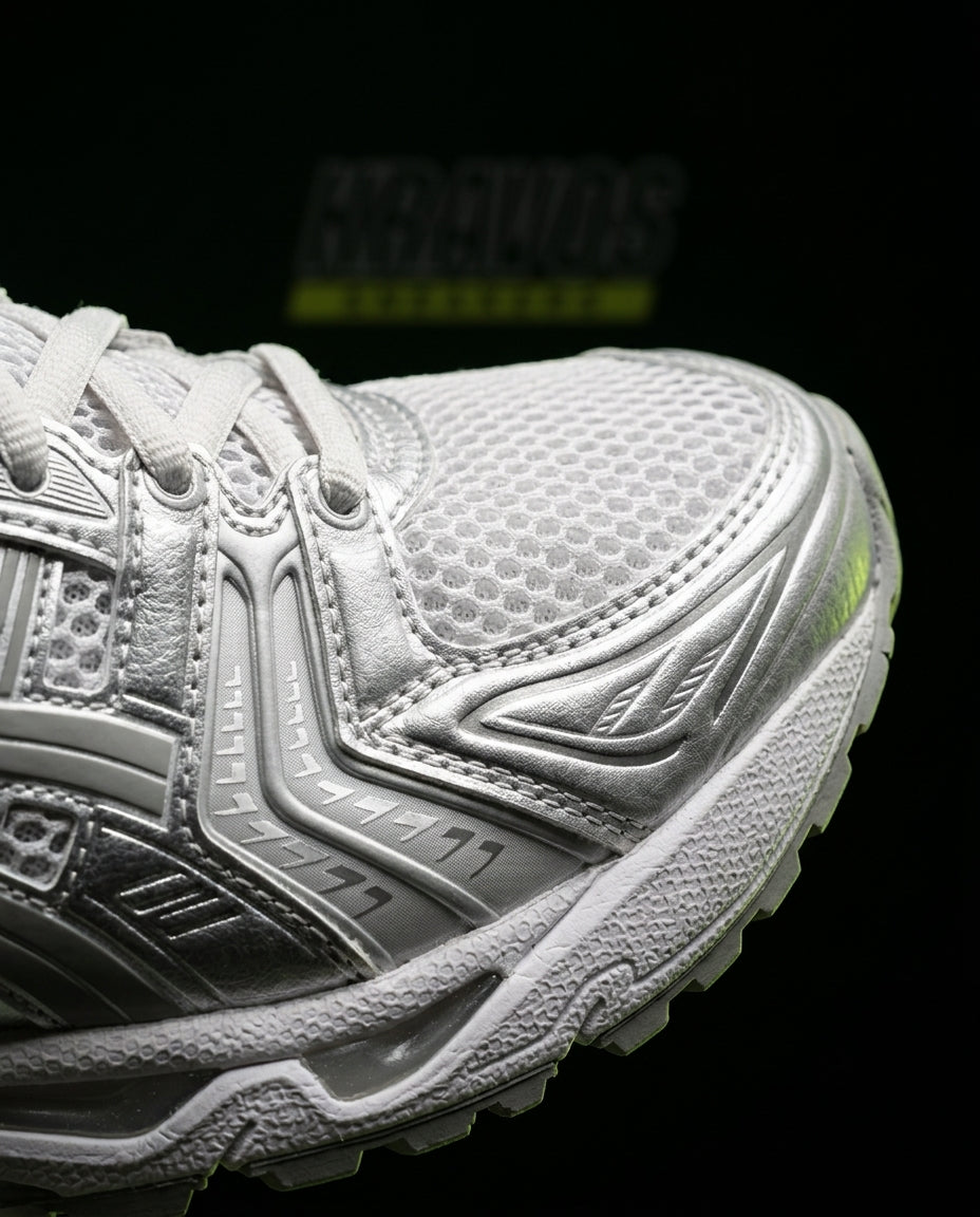 ASC Mesh Layered Runner Trainer White Silver Grey