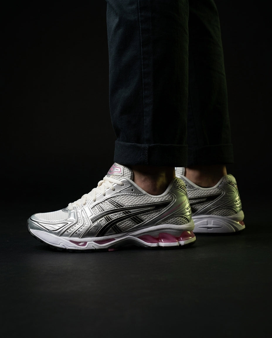 ASC Mesh Layered Runner Trainer White Silver Pink