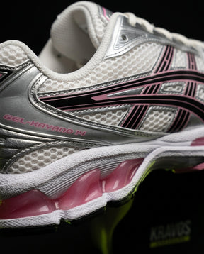 ASC Mesh Layered Runner Trainer White Silver Pink