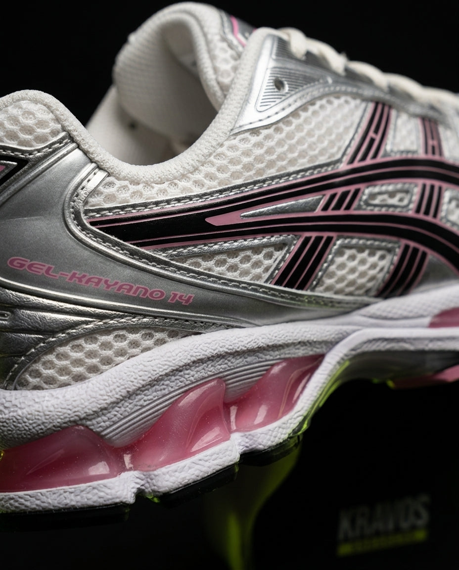 ASC Mesh Layered Runner Trainer White Silver Pink