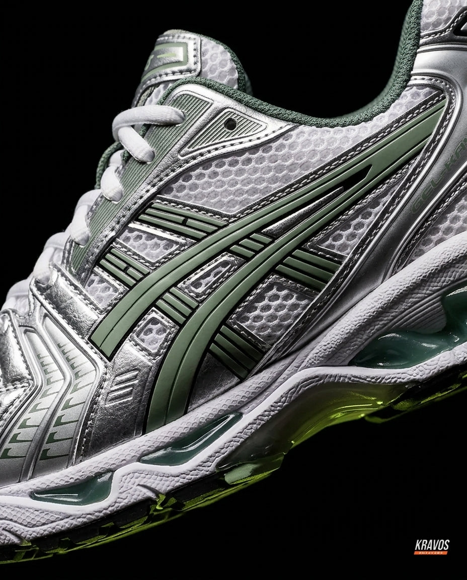ASC Mesh Layered Runner Trainer White Silver Sage