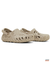 CRC Textured Wave Sling-Back Clog Beige Tan #beigetan