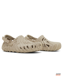 CRC Textured Wave Sling-Back Clog Beige Tan #beigetan