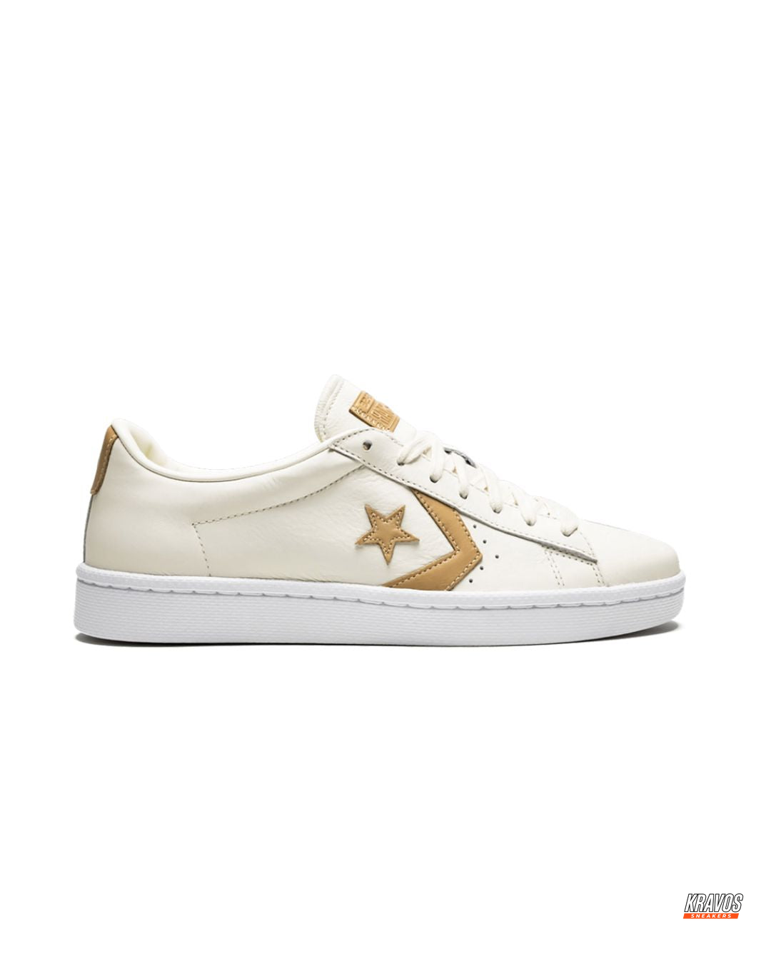 CVS Leather Star-Chevron Court Trainer