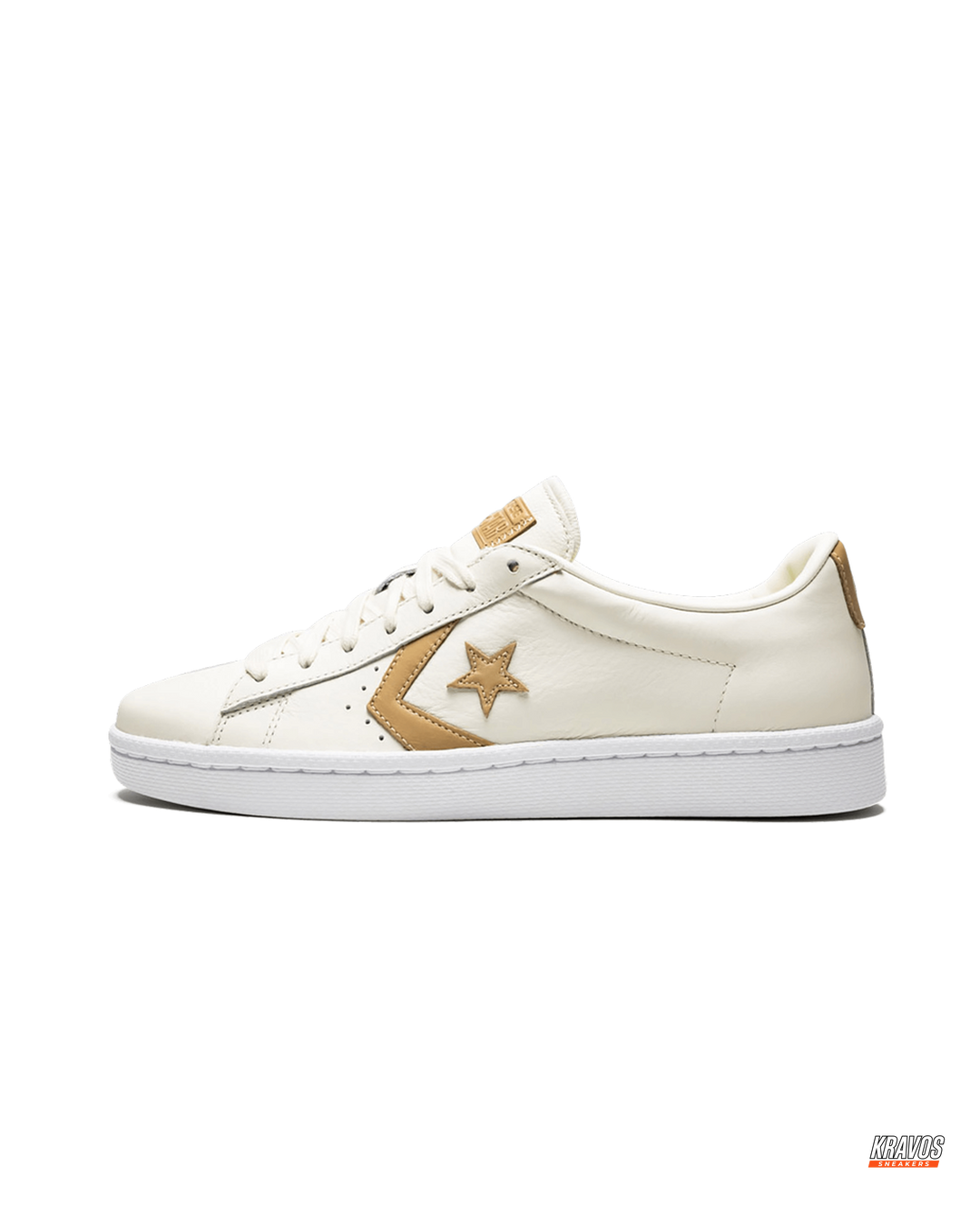CVS Leather Star-Chevron Court Trainer