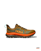 HK Mesh Vibram-Sole Trail Runner Olive Orange Turquoise #oliveorangeturquoise