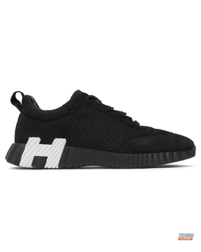 HRM Preloved Mesh Suede-Overlay Chunky Trainer