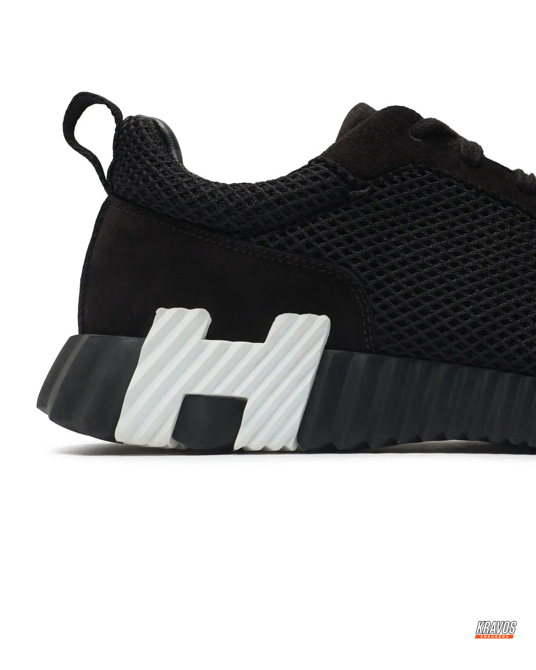 HRM Preloved Mesh Suede-Overlay Chunky Trainer