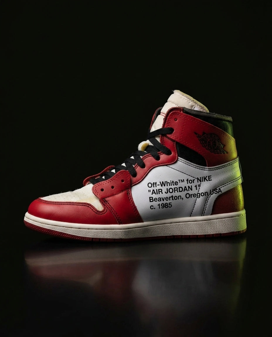 JDN 1 Leather Deconstructed High-Top Trainer