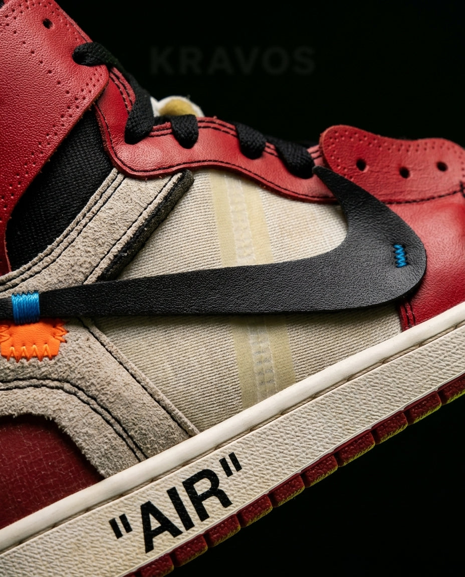 JDN 1 Leather Deconstructed High-Top Trainer