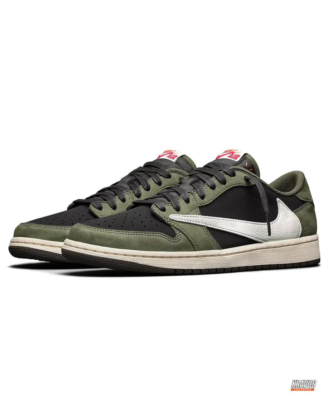 JDN 1 Leather Panelled Court Trainer