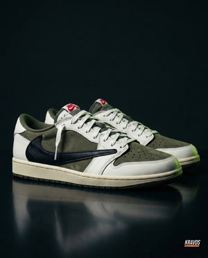 Olive White Black