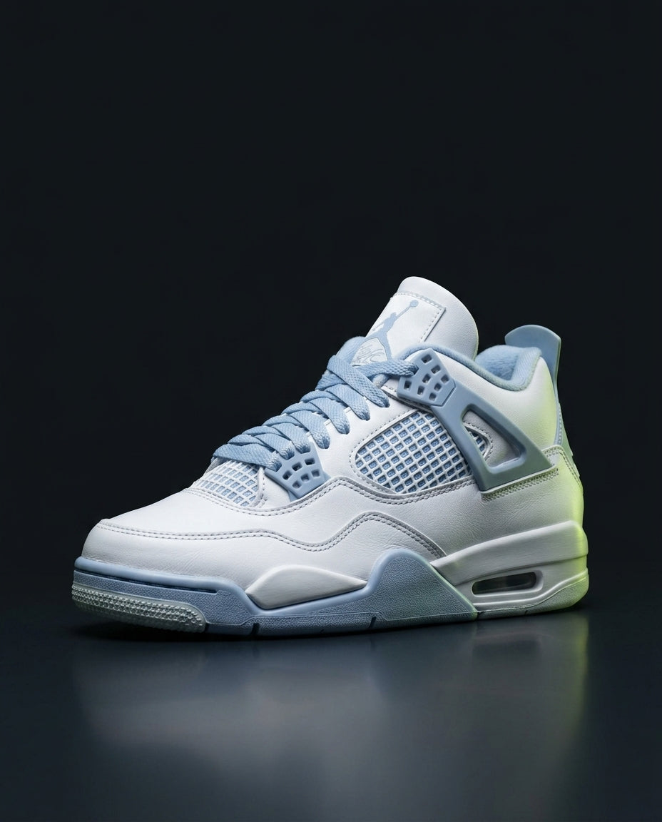 JDN 4 Leather Mesh-Panelled Basketball Trainer