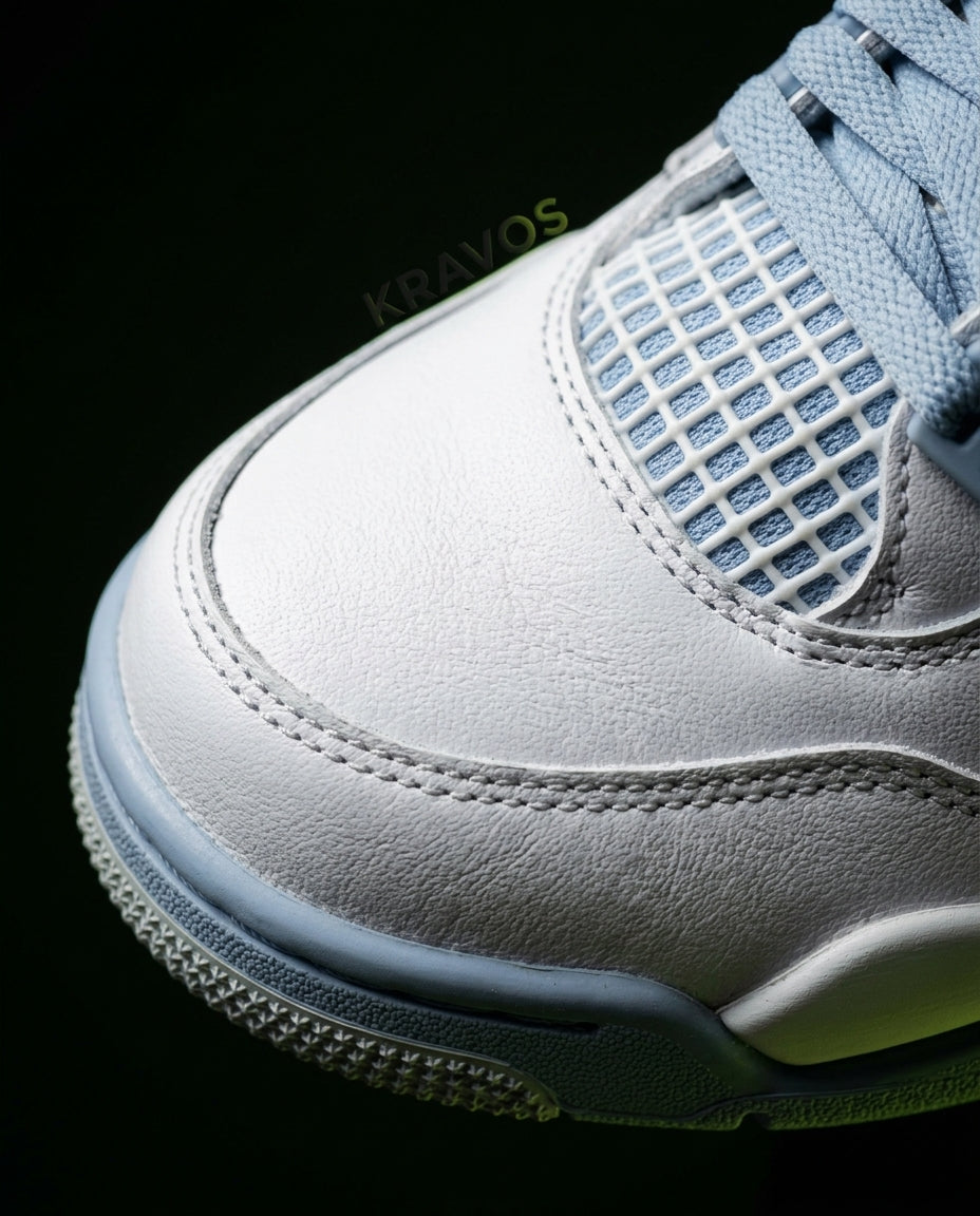 JDN 4 Leather Mesh-Panelled Basketball Trainer