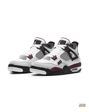 JDN 4 Leather Mesh Panelled High-Top Trainer