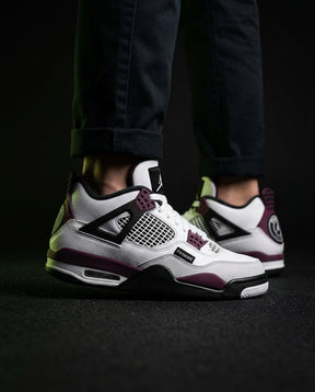 JDN 4 Leather Mesh Panelled High-Top Trainer