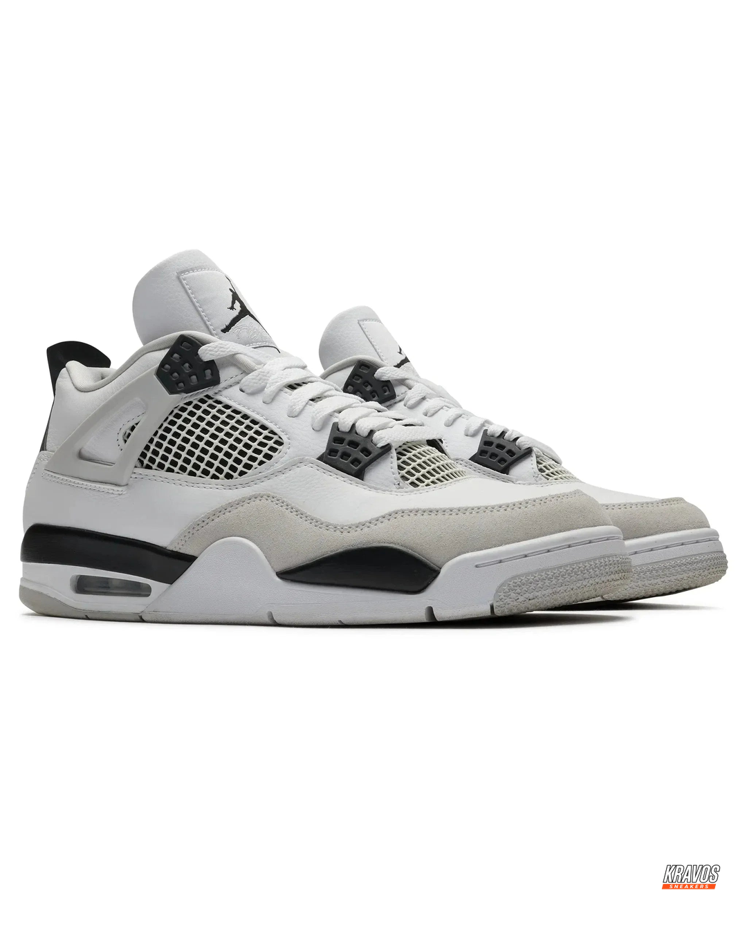 JDN 4 Leather Mesh Panelled Trainer