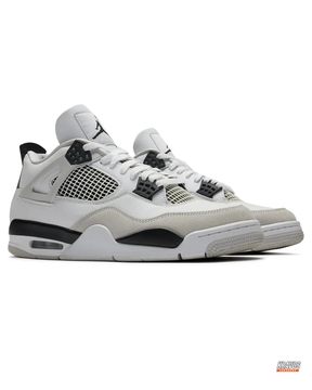 JDN 4 Leather Mesh Panelled Trainer