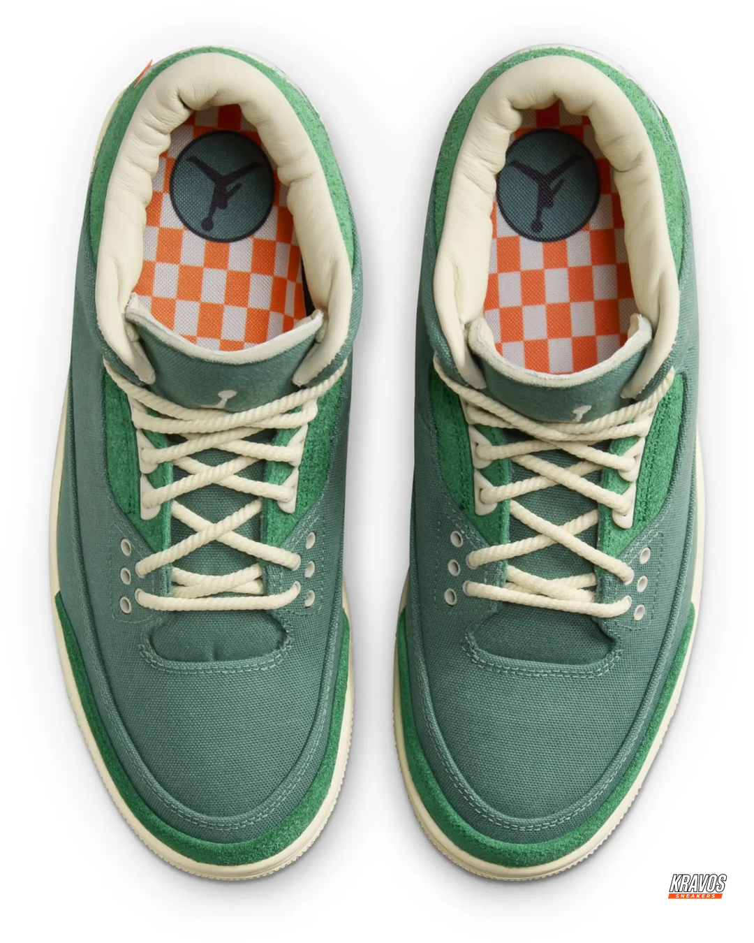 JDN Canvas Suede-Overlay Mid Trainer