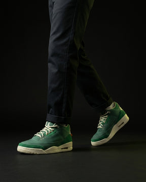 JDN Canvas Suede-Overlay Mid Trainer